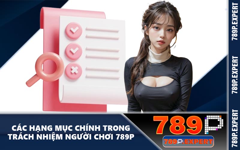 Các hạng mục chính trong trách nhiệm người chơi 789P